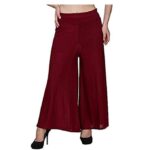 Regular Casual Plain Palazzo for Women and Girl's (Pack of -1)