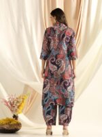 Women's Cotton Blend Co Ord Set | Co Ord Set for Women Stylish | Kurta Set for Women | Kurta Set | Ethnic Co Ord Set for Women | 3/4 Sleeve Women Co-ord set - Image 2