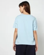 Women Regular Fit Crew-Neck Cotton T-Shirt - Image 3