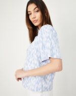 Women Printed Square-Neck Top - Image 4